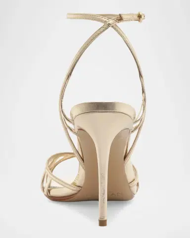 Alexandre Birman 85mm Solene Metallic Leather Sandals | Thumbnail 5 Alexandre Birman 85mm Solene Metallic Leather Sandals | Thumbnail 5