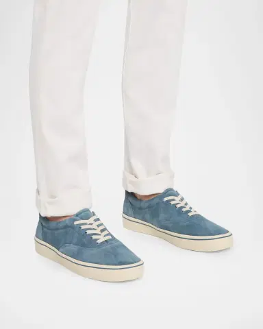 Vince Men's Seaside Suede Low-Top Sneakers | Thumbnail 2 Vince Men's Seaside Suede Low-Top Sneakers | Thumbnail 2