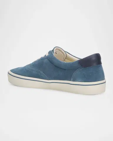 Vince Men's Seaside Suede Low-Top Sneakers | Thumbnail 4 Vince Men's Seaside Suede Low-Top Sneakers | Thumbnail 4