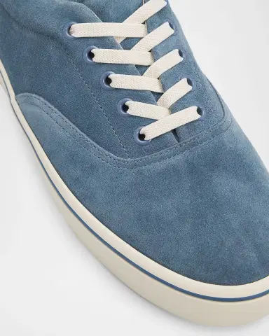Vince Men's Seaside Suede Low-Top Sneakers | Thumbnail 5 Vince Men's Seaside Suede Low-Top Sneakers | Thumbnail 5