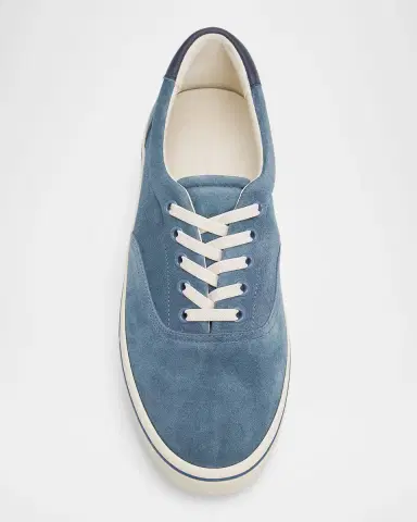 Vince Men's Seaside Suede Low-Top Sneakers | Thumbnail 6 Vince Men's Seaside Suede Low-Top Sneakers | Thumbnail 6