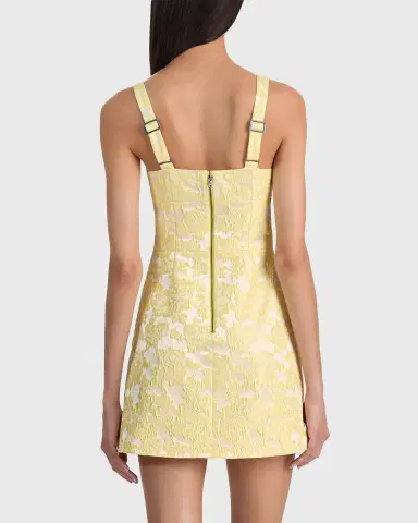 ALICE + OLIVIA Charlotte Floral Jacquard Mini Dress | Thumbnail 2 ALICE + OLIVIA Charlotte Floral Jacquard Mini Dress | Thumbnail 2