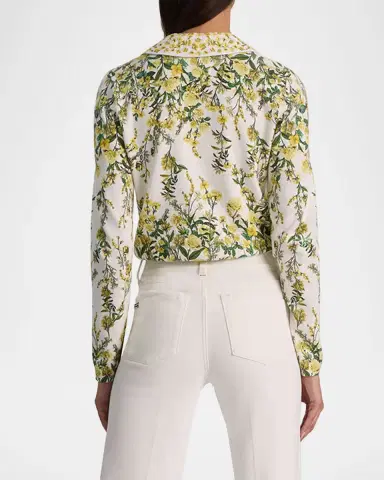 ALICE + OLIVIA Carson Printed Cardigan | Thumbnail 3 ALICE + OLIVIA Carson Printed Cardigan | Thumbnail 3