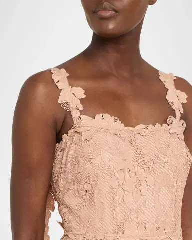 Kobi Halperin Ana Sleeveless Square-Neck Lace Maxi Dress | Thumbnail 5 Kobi Halperin Ana Sleeveless Square-Neck Lace Maxi Dress | Thumbnail 5