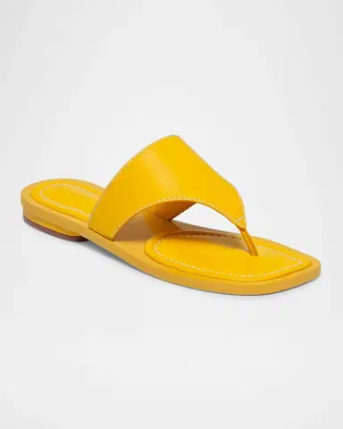 Bernardo 1946 Agora Leather Flat Thong Sandals | Thumbnail 2 Bernardo 1946 Agora Leather Flat Thong Sandals | Thumbnail 2