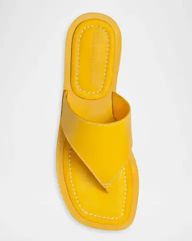 Bernardo 1946 Agora Leather Flat Thong Sandals | Thumbnail 3 Bernardo 1946 Agora Leather Flat Thong Sandals | Thumbnail 3