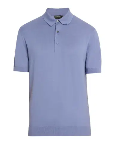 Zegna Men's Osai Cotton Polo Shirt | Thumbnail 1 Zegna Men's Osai Cotton Polo Shirt | Thumbnail 1