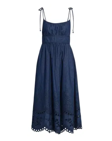 Zimmermann Mahon Broderie Denim Picnic Dress | Thumbnail 1 Zimmermann Mahon Broderie Denim Picnic Dress | Thumbnail 1