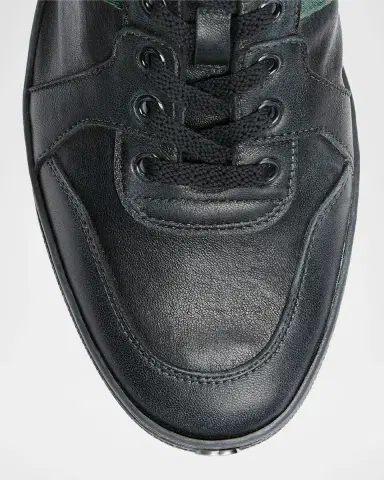 Gucci Men's Coda Leather Low-Top Sneakers | Thumbnail 5 Gucci Men's Coda Leather Low-Top Sneakers | Thumbnail 5