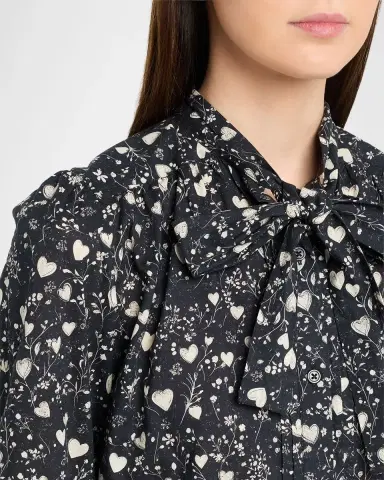 R13 ong-Sleeve Tie-Neck Cotton Shirt | Thumbnail 5 R13 ong-Sleeve Tie-Neck Cotton Shirt | Thumbnail 5