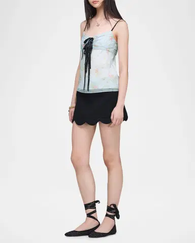 Marc Jacobs Blurred Floral Bow Top | Thumbnail 7 Marc Jacobs Blurred Floral Bow Top | Thumbnail 7