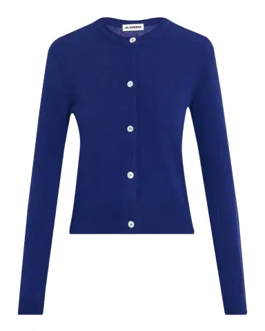 Jil Sander Wool Crewneck Cardigan | Thumbnail 1 Jil Sander Wool Crewneck Cardigan | Thumbnail 1
