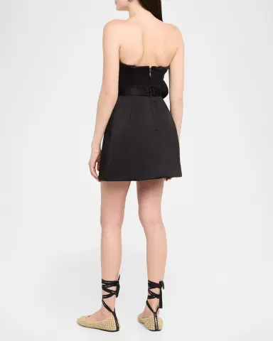 Marc Jacobs Satin Daisy Belted Dress | Thumbnail 3 Marc Jacobs Satin Daisy Belted Dress | Thumbnail 3