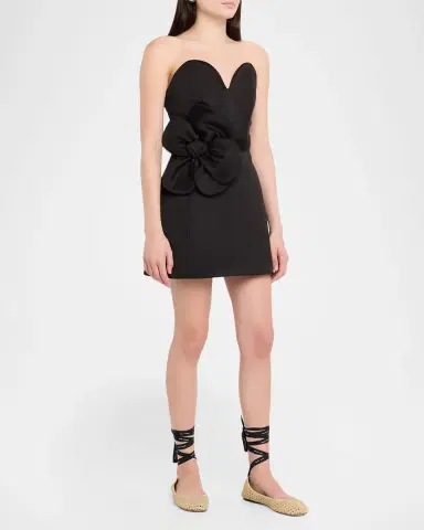 Marc Jacobs Satin Daisy Belted Dress | Thumbnail 4 Marc Jacobs Satin Daisy Belted Dress | Thumbnail 4