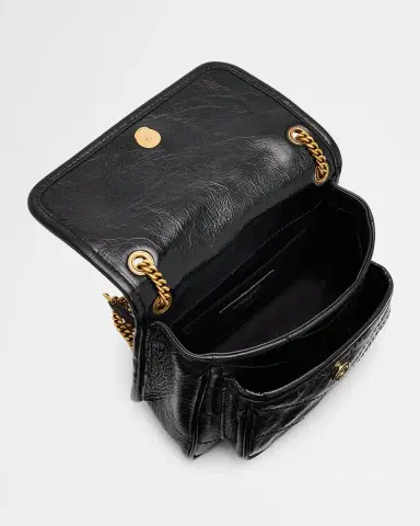Saint Laurent Niki Mini Vintage Leather Shoulder Bag | Thumbnail 4 Saint Laurent Niki Mini Vintage Leather Shoulder Bag | Thumbnail 4