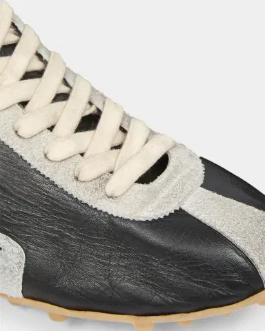 Maison Margiela Men's Sprinters Nylon and Leather Low-Top Sneakers | Thumbnail 4 Maison Margiela Men's Sprinters Nylon and Leather Low-Top Sneakers | Thumbnail 4