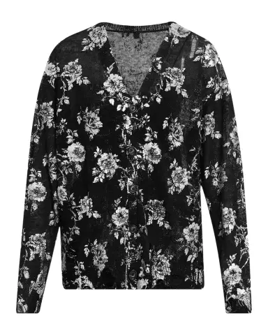 R13 Printed Boyfriend Cardigan | Thumbnail 1 R13 Printed Boyfriend Cardigan | Thumbnail 1