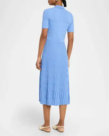 Misook Knit A-Line Midi Dress | Thumbnail 3 Misook Knit A-Line Midi Dress | Thumbnail 3