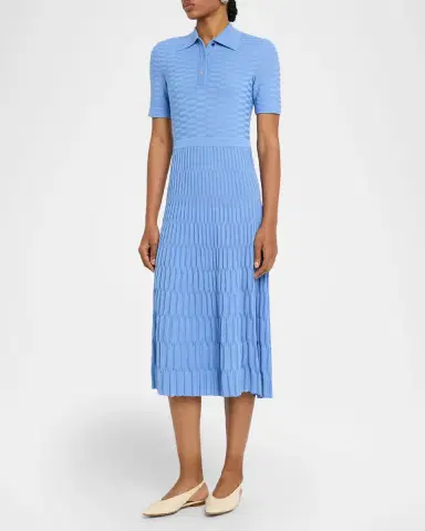 Misook Knit A-Line Midi Dress | Thumbnail 4 Misook Knit A-Line Midi Dress | Thumbnail 4