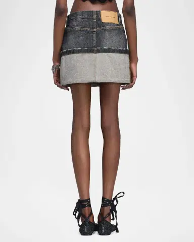 Marc Jacobs Cuffed Denim Mini Skirt | Thumbnail 3 Marc Jacobs Cuffed Denim Mini Skirt | Thumbnail 3