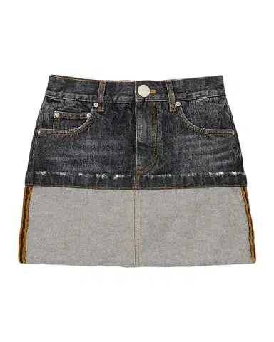 Marc Jacobs Cuffed Denim Mini Skirt | Thumbnail 1 Marc Jacobs Cuffed Denim Mini Skirt | Thumbnail 1