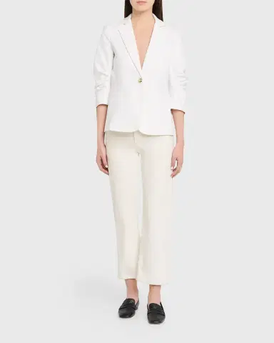 Cinq a Sept Khloe Denim Blazer | Thumbnail 2 Cinq a Sept Khloe Denim Blazer | Thumbnail 2