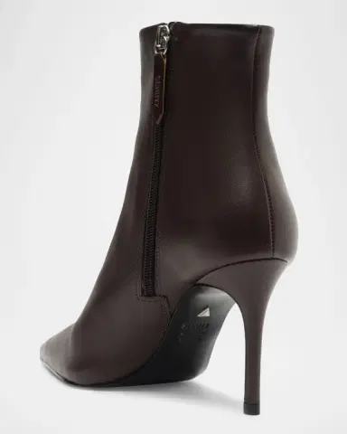 Schutz 5mm Mikki Leather Stiletto Zip Booties | Thumbnail 3 Schutz 5mm Mikki Leather Stiletto Zip Booties | Thumbnail 3