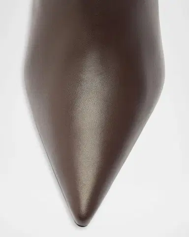 Schutz 5mm Mikki Leather Stiletto Zip Booties | Thumbnail 4 Schutz 5mm Mikki Leather Stiletto Zip Booties | Thumbnail 4