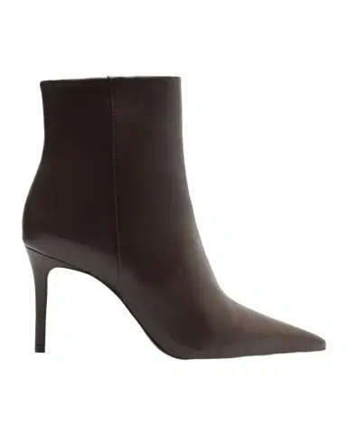 Schutz 5mm Mikki Leather Stiletto Zip Booties | Thumbnail 1 Schutz 5mm Mikki Leather Stiletto Zip Booties | Thumbnail 1