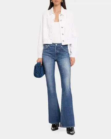 rag & bone rb Miramar Dahlia Ponte Flare Jeans | Thumbnail 2 rag & bone rb Miramar Dahlia Ponte Flare Jeans | Thumbnail 2