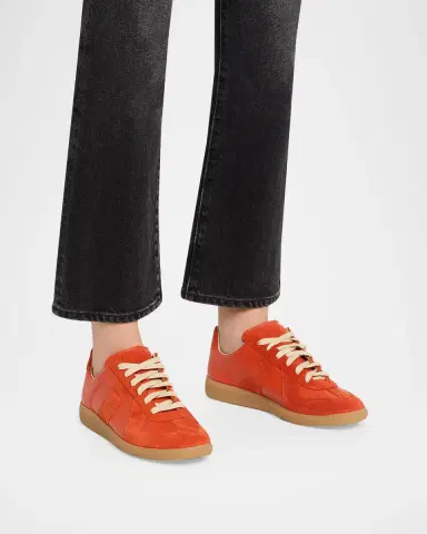 Maison Margiela Replica Suede & Leather Sneakers | Thumbnail 2 Maison Margiela Replica Suede & Leather Sneakers | Thumbnail 2