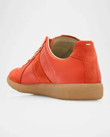 Maison Margiela Replica Suede & Leather Sneakers | Thumbnail 4 Maison Margiela Replica Suede & Leather Sneakers | Thumbnail 4