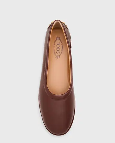 Tod's Metal Dots Nappa Leather Ballerina Flats | Thumbnail 3 Tod's Metal Dots Nappa Leather Ballerina Flats | Thumbnail 3