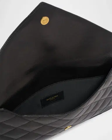 Saint Laurent Paris Pouch in Lambskin Leather | Thumbnail 13 Saint Laurent Paris Pouch in Lambskin Leather | Thumbnail 13