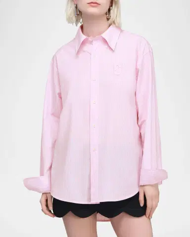 Marc Jacobs Pop J Marc Striped Poplin Shirt | Thumbnail 4 Marc Jacobs Pop J Marc Striped Poplin Shirt | Thumbnail 4