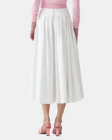 Carolina Herrera Drop-Waist Pleated Midi Skirt | Thumbnail 5 Carolina Herrera Drop-Waist Pleated Midi Skirt | Thumbnail 5