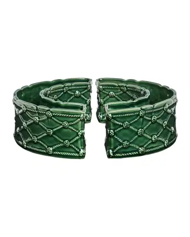 Juliska Berry & Thread Petite Parterre Garden Half Circle Vases, Set of 2 | Thumbnail 1 Juliska Berry & Thread Petite Parterre Garden Half Circle Vases, Set of 2 | Thumbnail 1