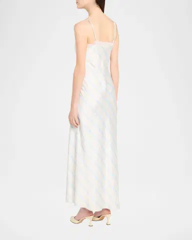 LoveShackFancy Manuela Floral Satin Slip Dress | Thumbnail 3 LoveShackFancy Manuela Floral Satin Slip Dress | Thumbnail 3