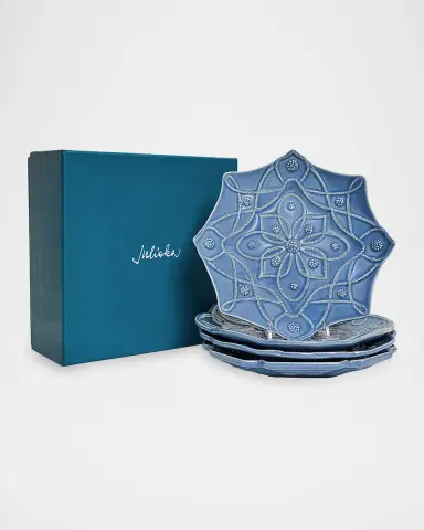 Juliska Jardins du Monde Assorted Dessert/Salad Plates, Set of 4 | Thumbnail 2 Juliska Jardins du Monde Assorted Dessert/Salad Plates, Set of 4 | Thumbnail 2