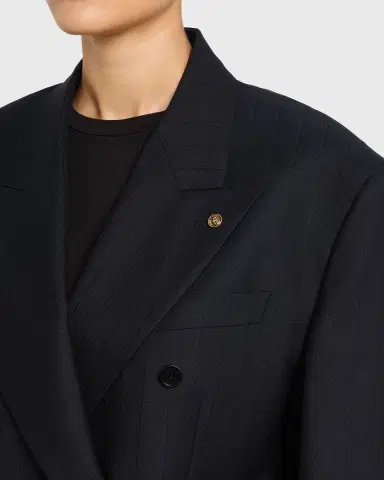 Versace Oversized Double-Breasted Blazer | Thumbnail 5 Versace Oversized Double-Breasted Blazer | Thumbnail 5