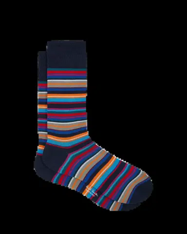 Paul Smith Men's Munich Signature Stripe Crew Socks | Thumbnail 2 Paul Smith Men's Munich Signature Stripe Crew Socks | Thumbnail 2