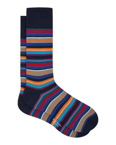 Paul Smith Men's Munich Signature Stripe Crew Socks | Thumbnail 1 Paul Smith Men's Munich Signature Stripe Crew Socks | Thumbnail 1