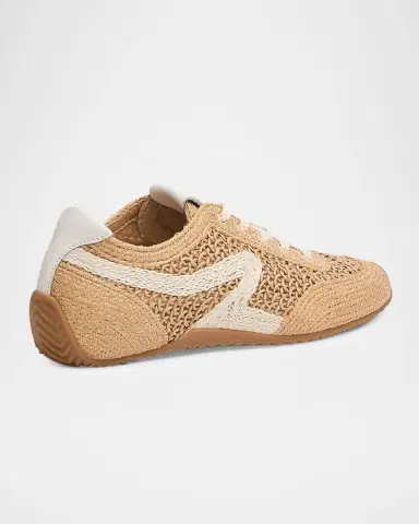 rag & bone Retro Runner Slim Raffia Sneakers | Thumbnail 3 rag & bone Retro Runner Slim Raffia Sneakers | Thumbnail 3