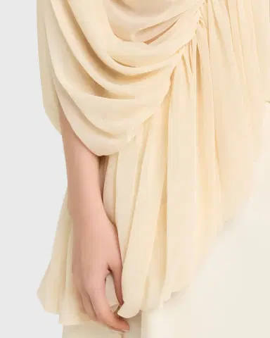 Ronny Kobo Lenore Draped Deep V-Neck Top | Thumbnail 5 Ronny Kobo Lenore Draped Deep V-Neck Top | Thumbnail 5