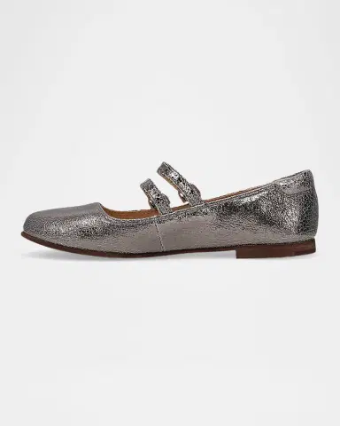 Frye Carson Metallic Leather Multi-Strap Mary Janes | Thumbnail 3 Frye Carson Metallic Leather Multi-Strap Mary Janes | Thumbnail 3