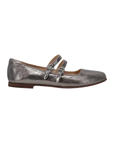 Frye Carson Metallic Leather Multi-Strap Mary Janes | Thumbnail 1 Frye Carson Metallic Leather Multi-Strap Mary Janes | Thumbnail 1