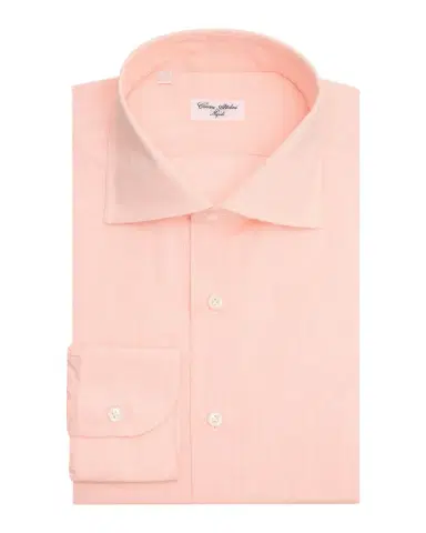 Cesare Attolini Men's Slubbed Check Cotton Dress Shirt | Thumbnail 1 Cesare Attolini Men's Slubbed Check Cotton Dress Shirt | Thumbnail 1
