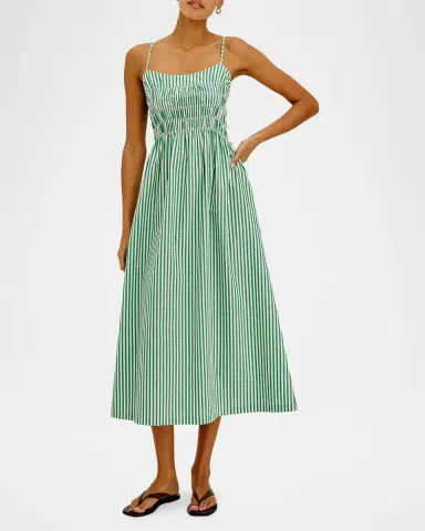 Rails Primrose Stripe Cotton Midi Dress | Thumbnail 4 Rails Primrose Stripe Cotton Midi Dress | Thumbnail 4