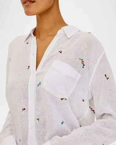 Rails Charli Embroidered Linen Shirt | Thumbnail 5 Rails Charli Embroidered Linen Shirt | Thumbnail 5