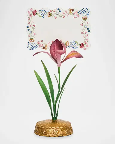 Juliska Meadow Walk Iris Place Card Holder | Thumbnail 2 Juliska Meadow Walk Iris Place Card Holder | Thumbnail 2